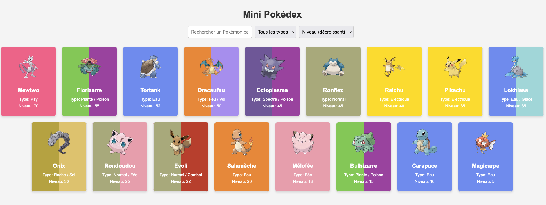 Mini Pokédex