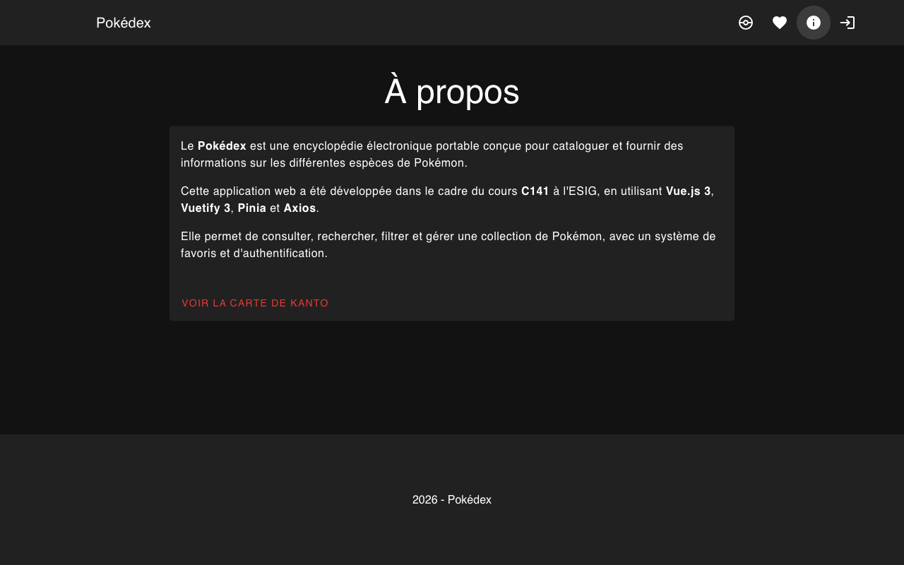 Page À propos